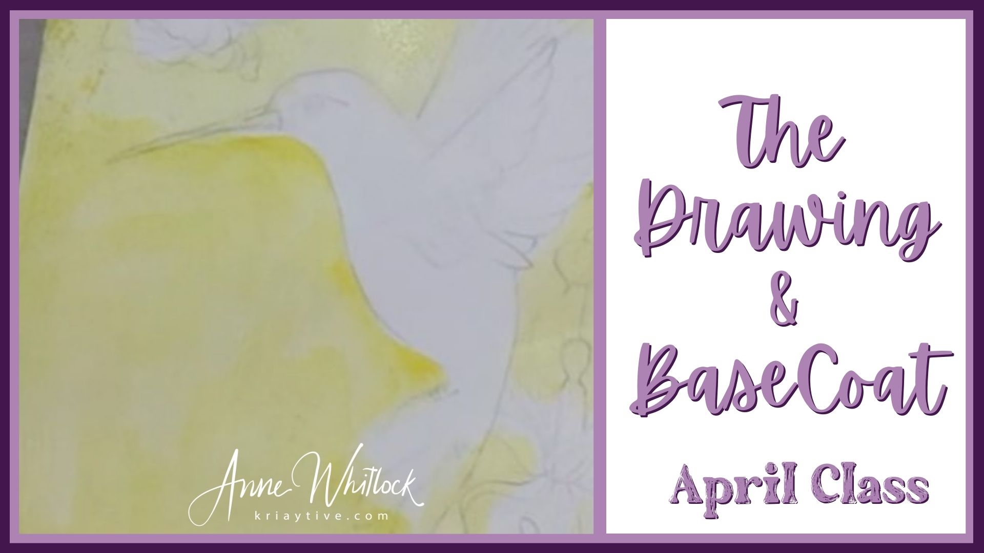 1.The Drawing & Base Colour